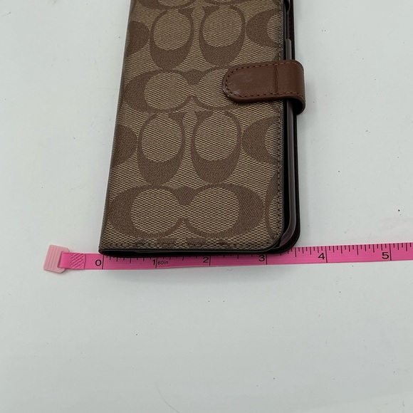 Coach iPhone XR Brown Designer Phone Case - Picture 4 of 6